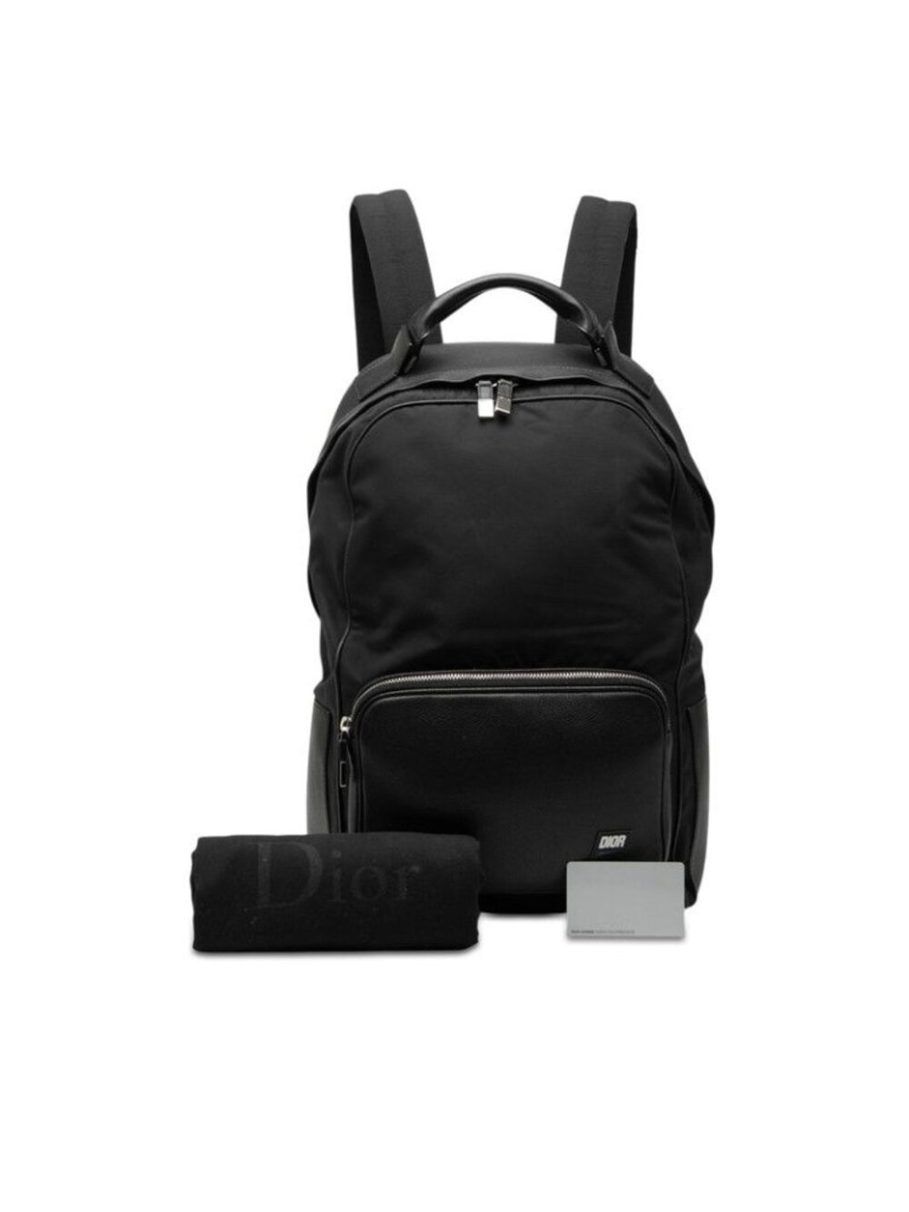 ★SOLD★ Dior Backpack Black Nylon Leather - Picture 7 of 7